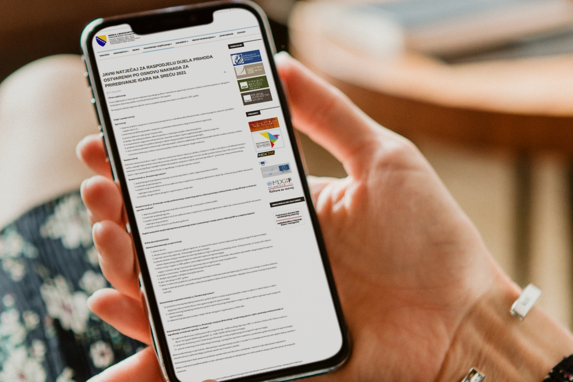 Federalno ministarstvo kulture i sporta raspisalo Javni natječaj za raspodjelu dijela prihoda ostvarenih po osnovu naknada za priređivanje igara na sreću