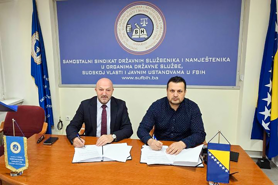 Potpisan Ugovor o pristupanju Kolektivnom ugovoru za službenike organa uprave