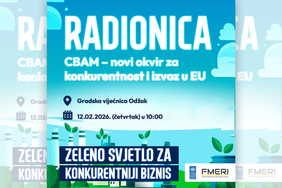 Pozivnica na radionicu CBAM - novi okvir za konkurentnost i izvoz u EU